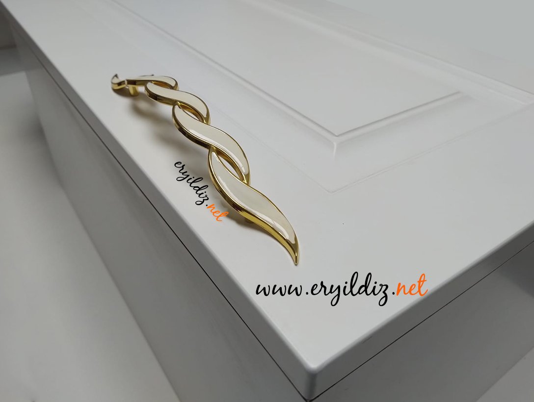 Çiğdem Beyaz Altın Zamak Mobilya Kulp Eryıldız Hırdavat