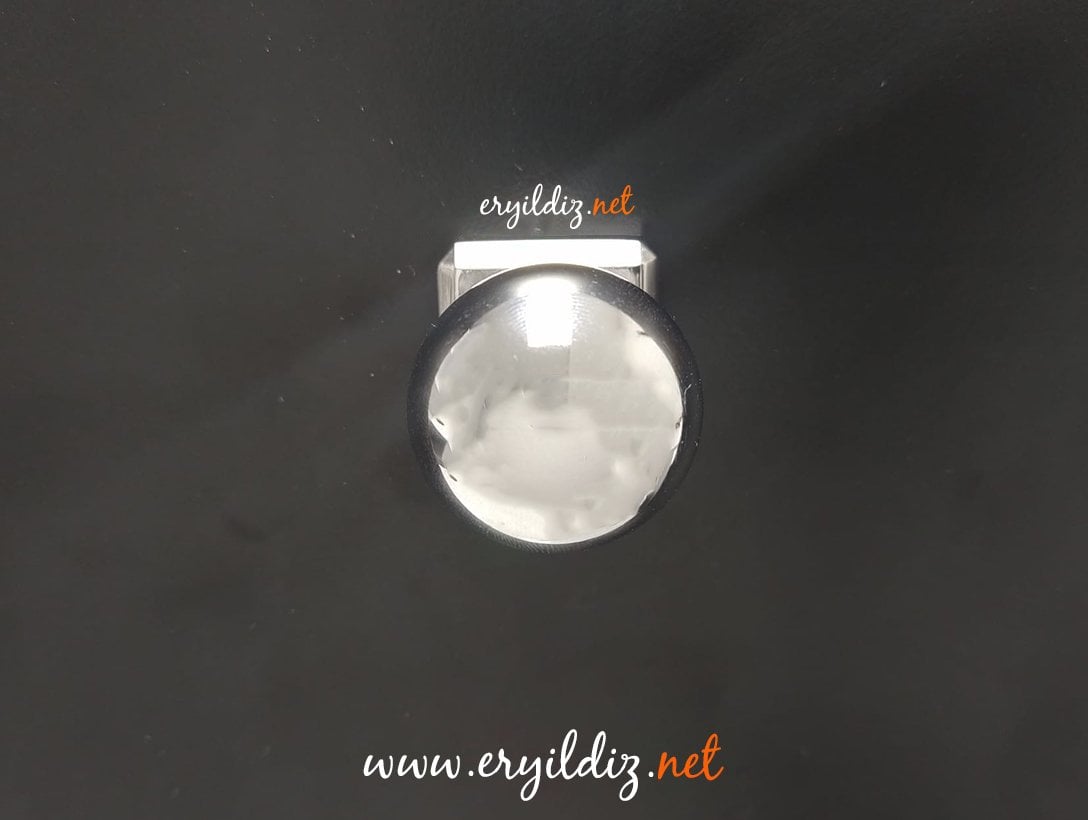 Doğanlar AL243 Düğme Mobilya Kulp Krom Eryıldız Hırdavat