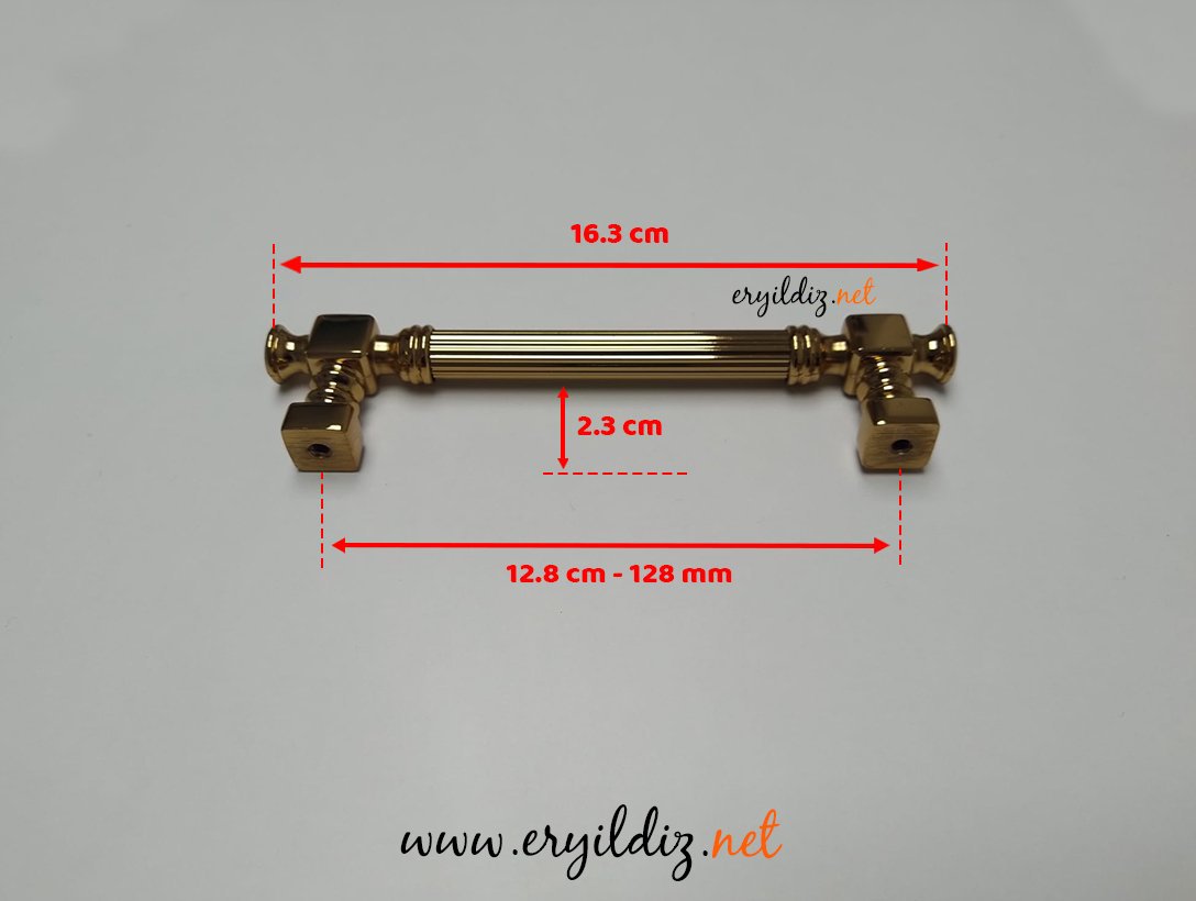 Doğanlar AL344 Mobilya Kulp Albrifin - 128 mm Eryıldız Hırdavat