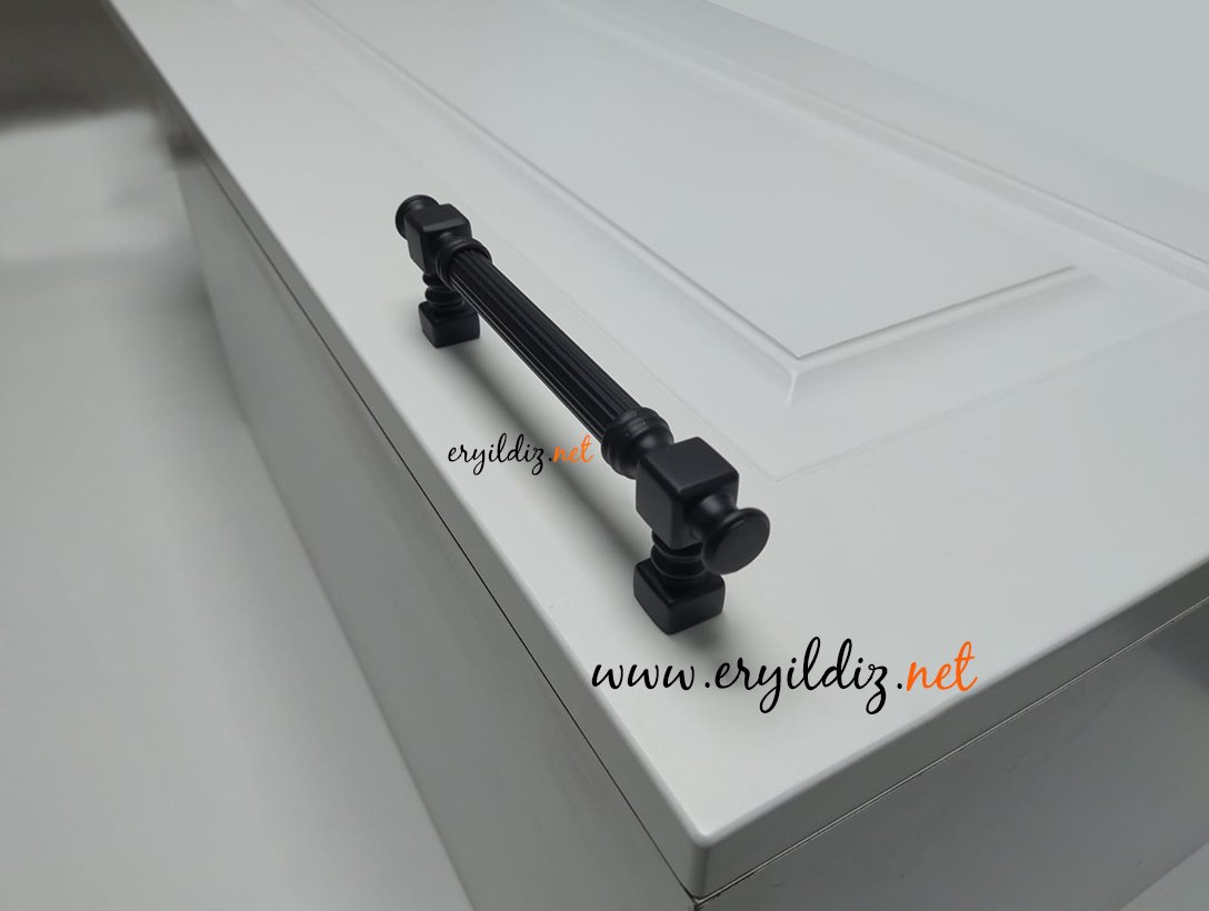 Doğanlar AL344 Mobilya Kulp Mat Siyah Eryıldız Hırdavat