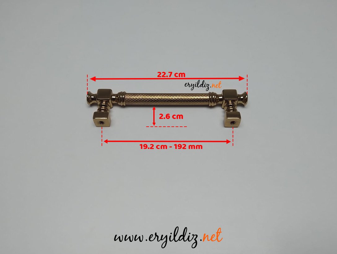 Doğanlar AL347 Mobilya Kulp Albrifin - 192 mm Eryıldız Hırdavat