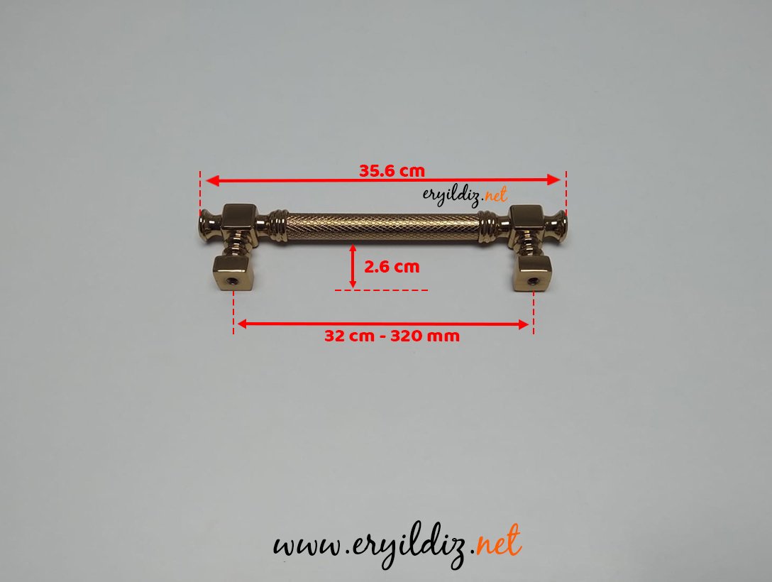Doğanlar AL347 Mobilya Kulp Albrifin - 320 mm Eryıldız Hırdavat