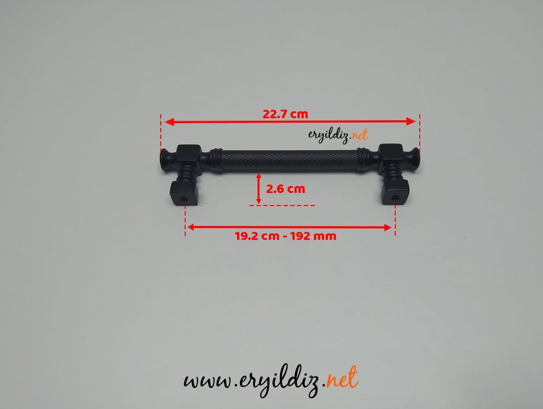 Doğanlar AL347 Mobilya Kulp 192 mm Eryıldız Hırdavat