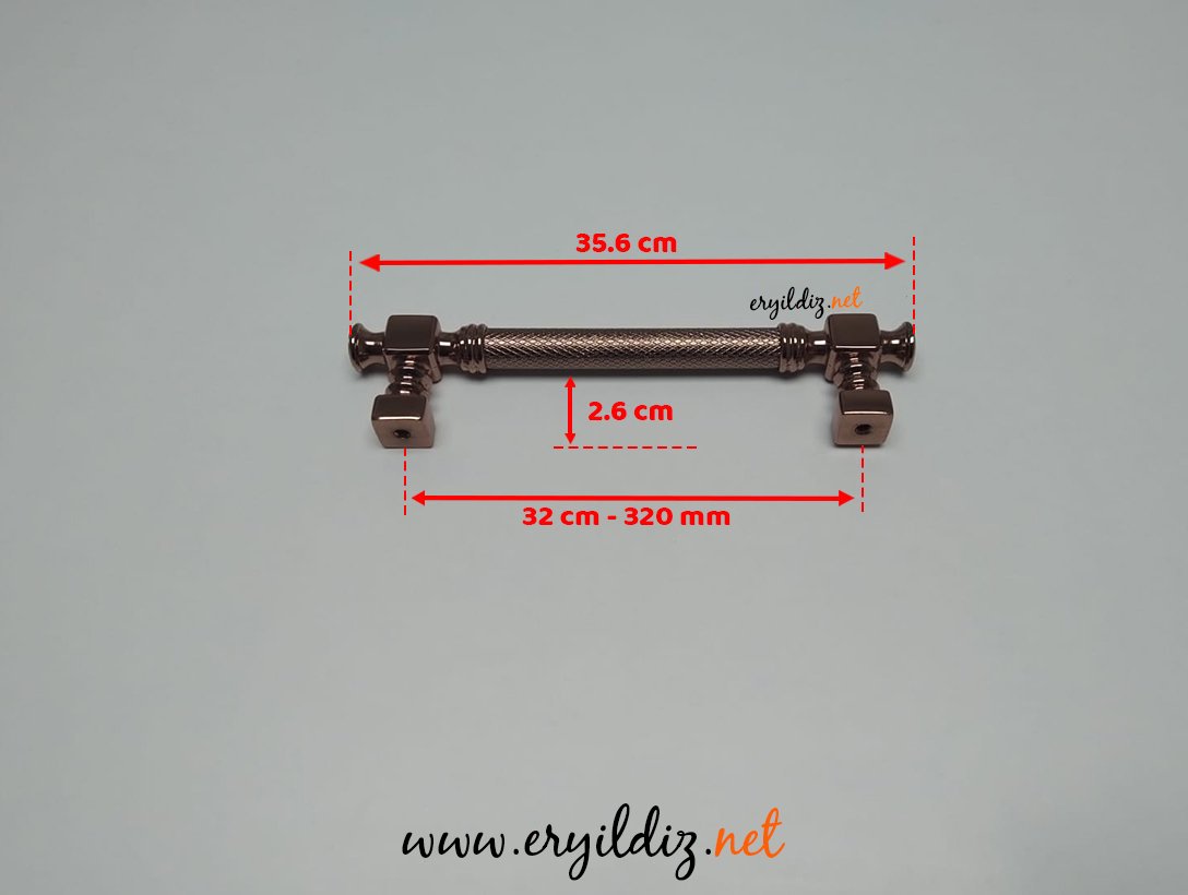 Doğanlar AL347 Mobilya Kulp Süper Rose - 320 mm Eryıldız Hırdavat