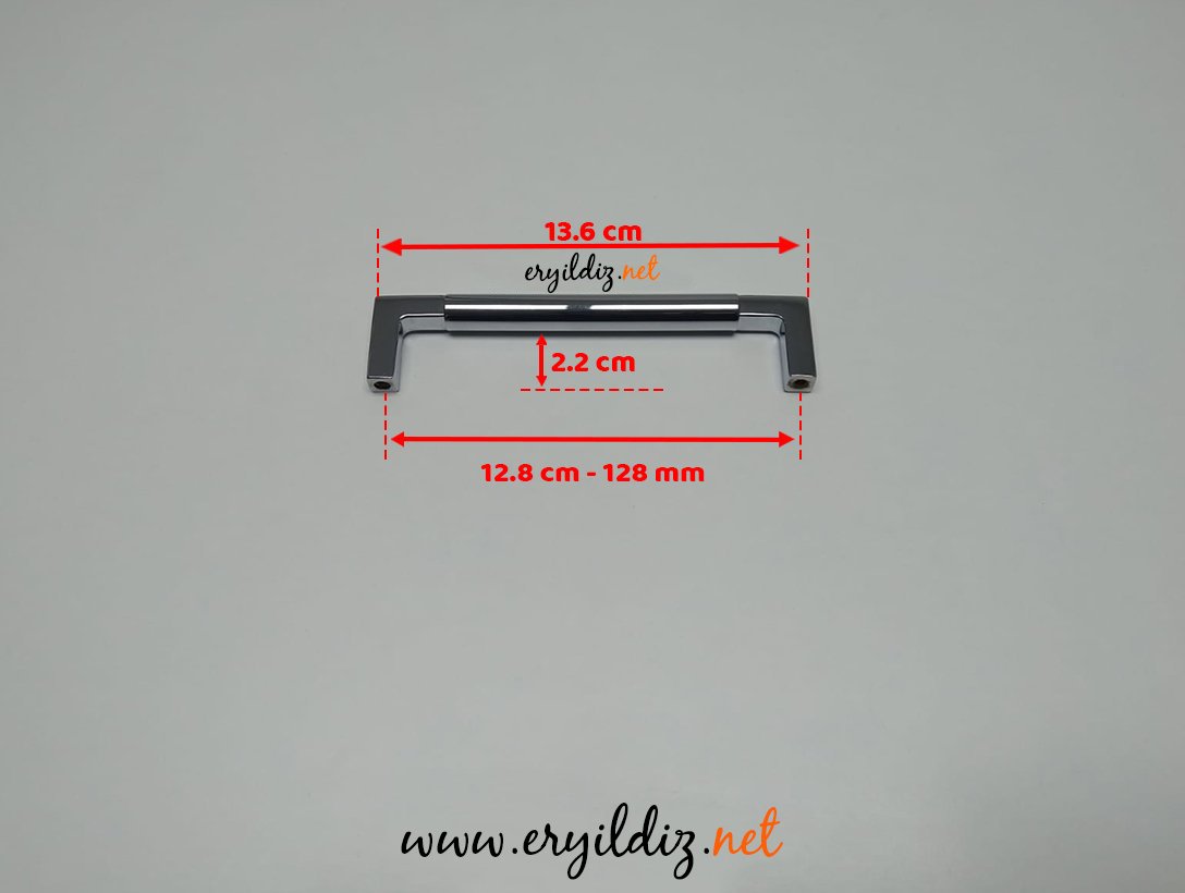 Doğanlar AL348 Zamak Mobilya Kulp 128 mm Eryıldız Hırdavat