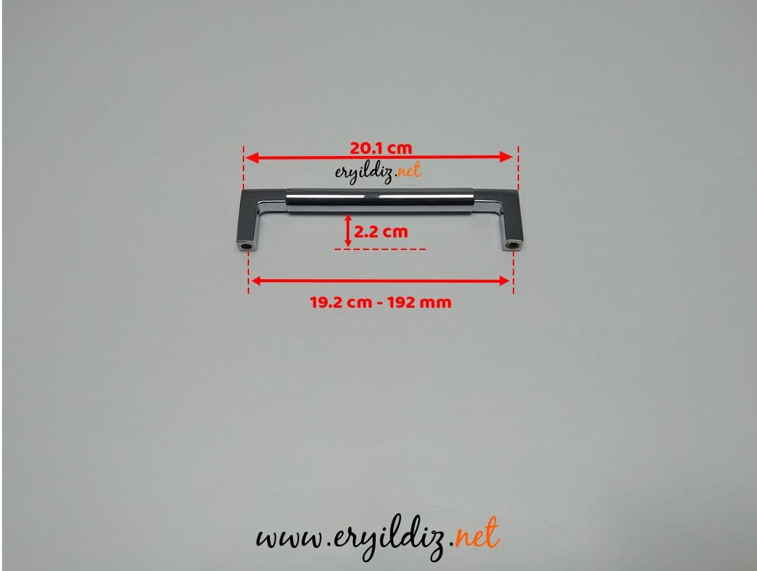 Doğanlar AL348 Zamak Mobilya Kulp 192 mm Eryıldız Hırdavat