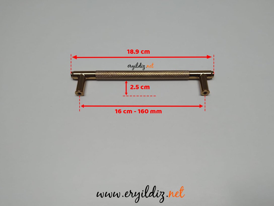 Doğanlar AL351 Zamak Mobilya Kulp 160 mm Eryıldız Hırdavat albrifin 