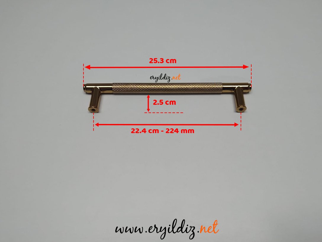 Doğanlar AL351 Zamak Mobilya Kulp 224 mm Eryıldız Hırdavat albrifin