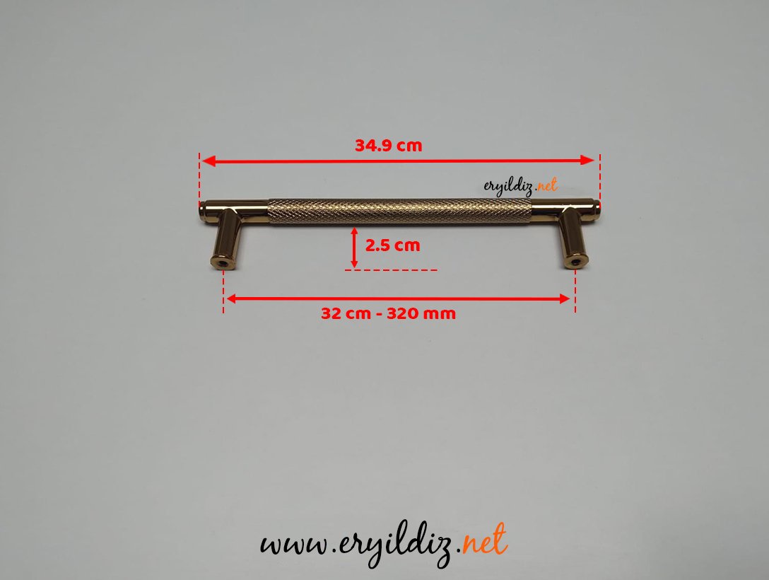 Doğanlar AL351 Zamak Mobilya Kulp 320 mm Eryıldız Hırdavat albrifin 