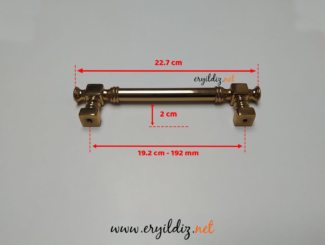 Doğanlar Dragon Albrifin Mobilya Kulp 192 mm Eryıldız Hırdavat