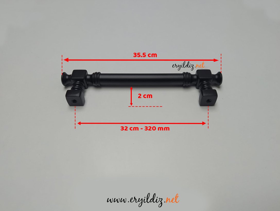 Doğanlar Dragon Matsiyah Mobilya Kulp 320 mm Eryıldız Hırdavat