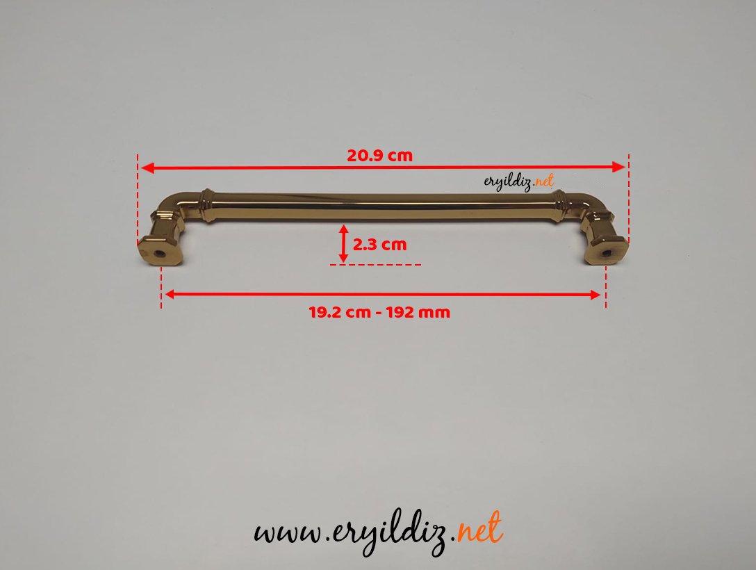 Doğanlar Gusto Z309 Mobilya Kulp Albrifin - 192 mm Eryıldız Hırdavat