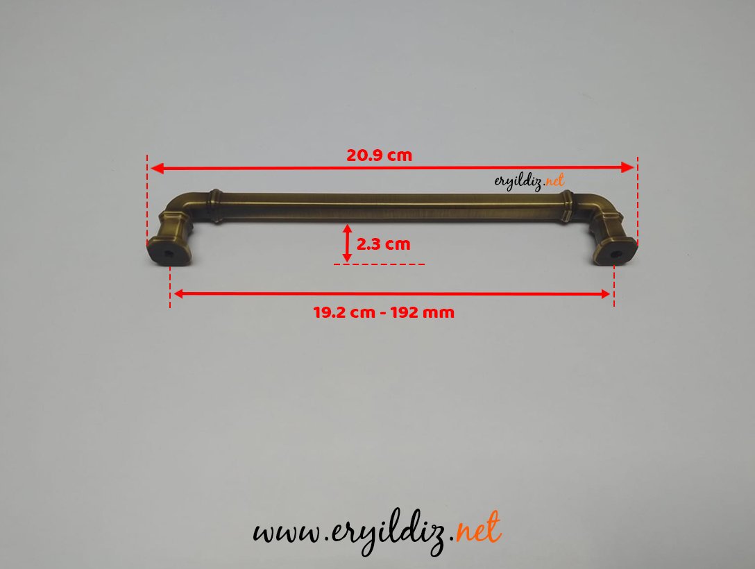 Doğanlar Gusto Z309 Mobilya Kulp Olifka - 192 mm Eryıldız Hırdavat