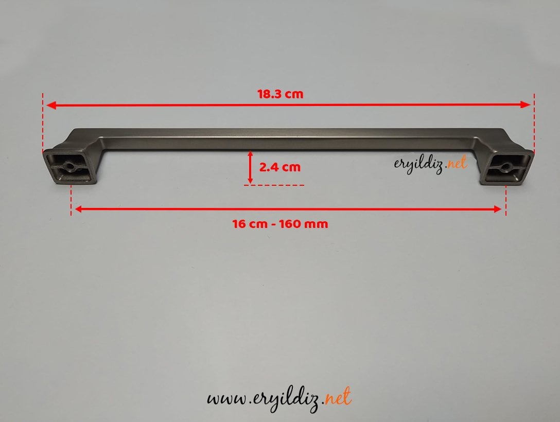 Doğanlar Techno Mobilya Kulp Süper Saten - 160 mm Eryıldız Hırdavat