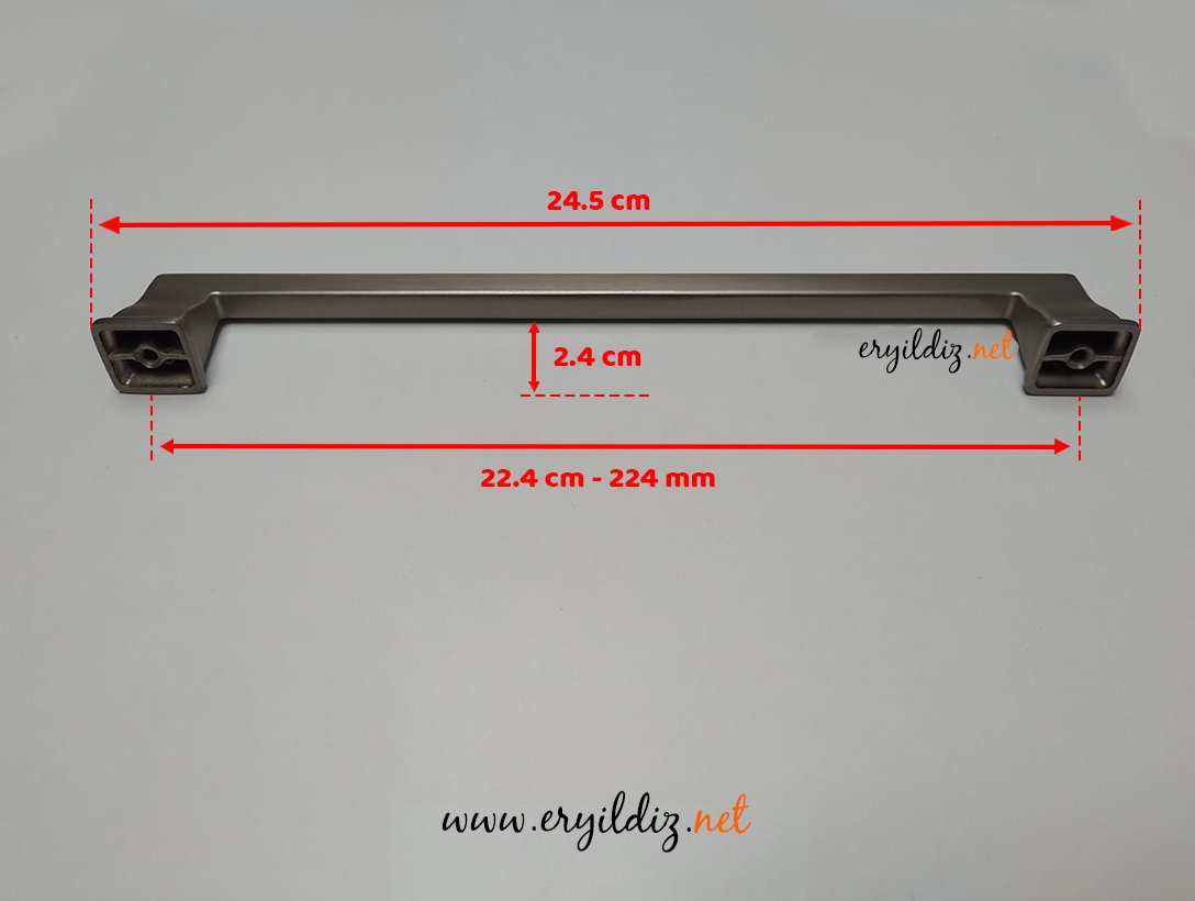 Doğanlar Techno Mobilya Kulp Süper Saten - 224 mm Eryıldız Hırdavat