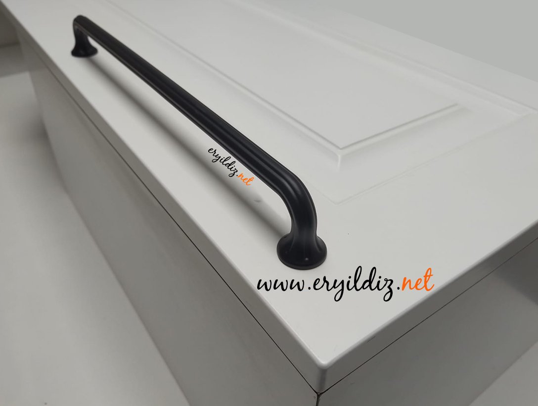Doğanlar Z.315 Zamak Mobilya Kulp Mat Siyah Eryıldız Hırdavat