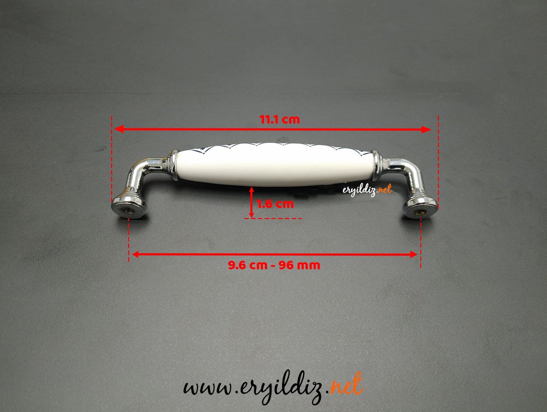 Esal Yıldız Krom D-47 Kulp 96 mm Eryıldız Hırdavat