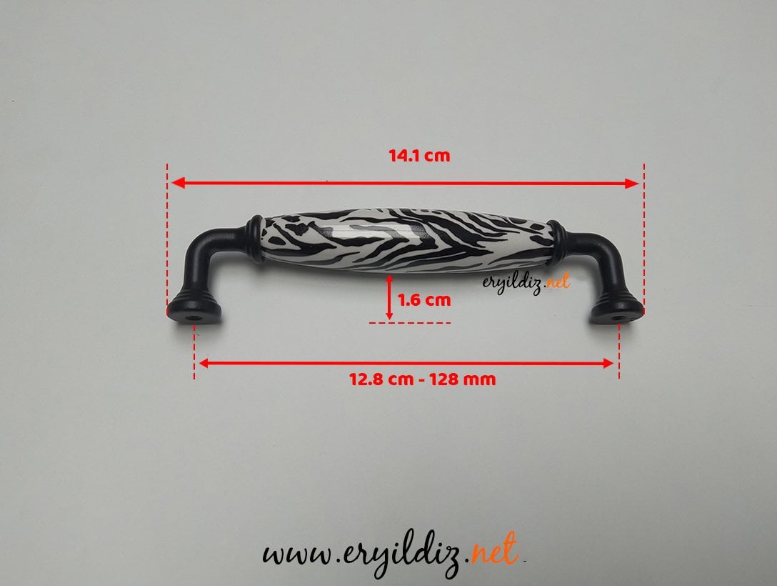 Esal Yıldız Mat Siyah D-53 Kulp 128 mm Eryıldız Hırdavat