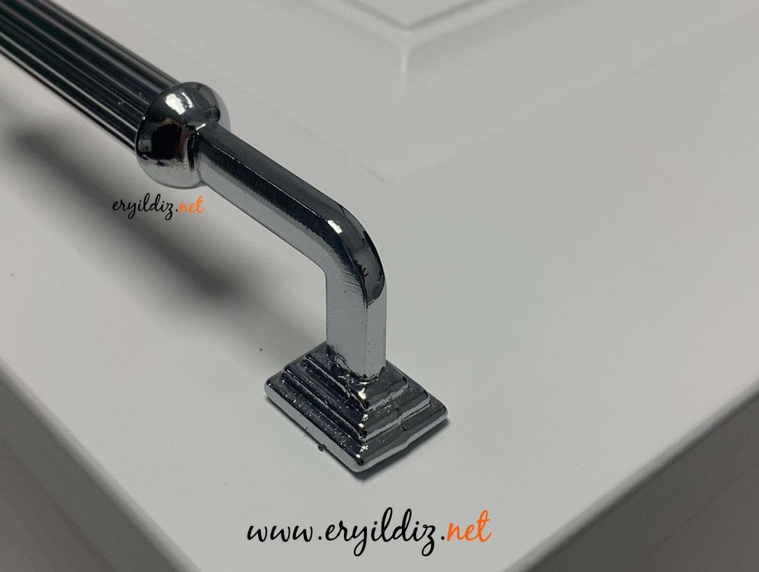 Hisar Zamak Mobilya Kulp Krom Eryıldız Hırdavat