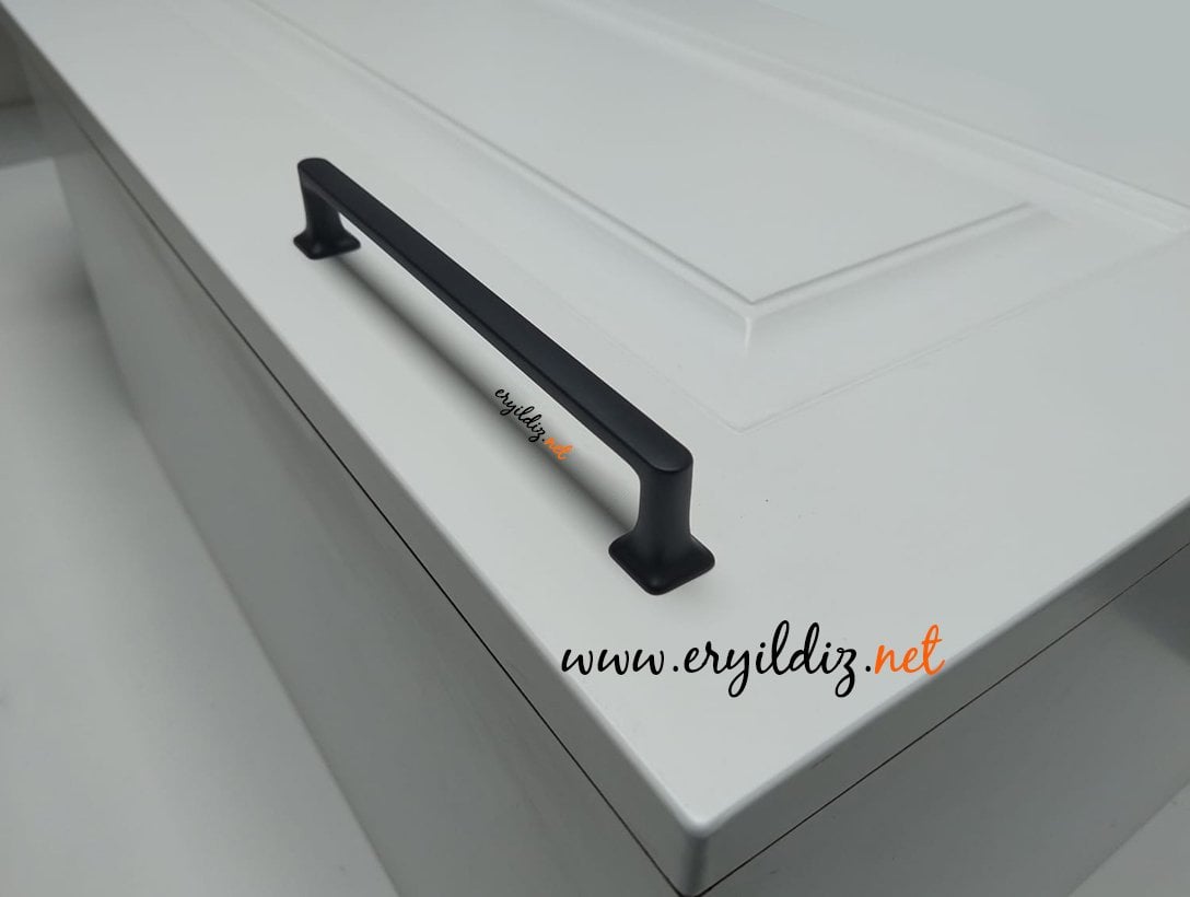 Manço Zamak Mobilya Kulp Siyah Eryıldız Hırdavat