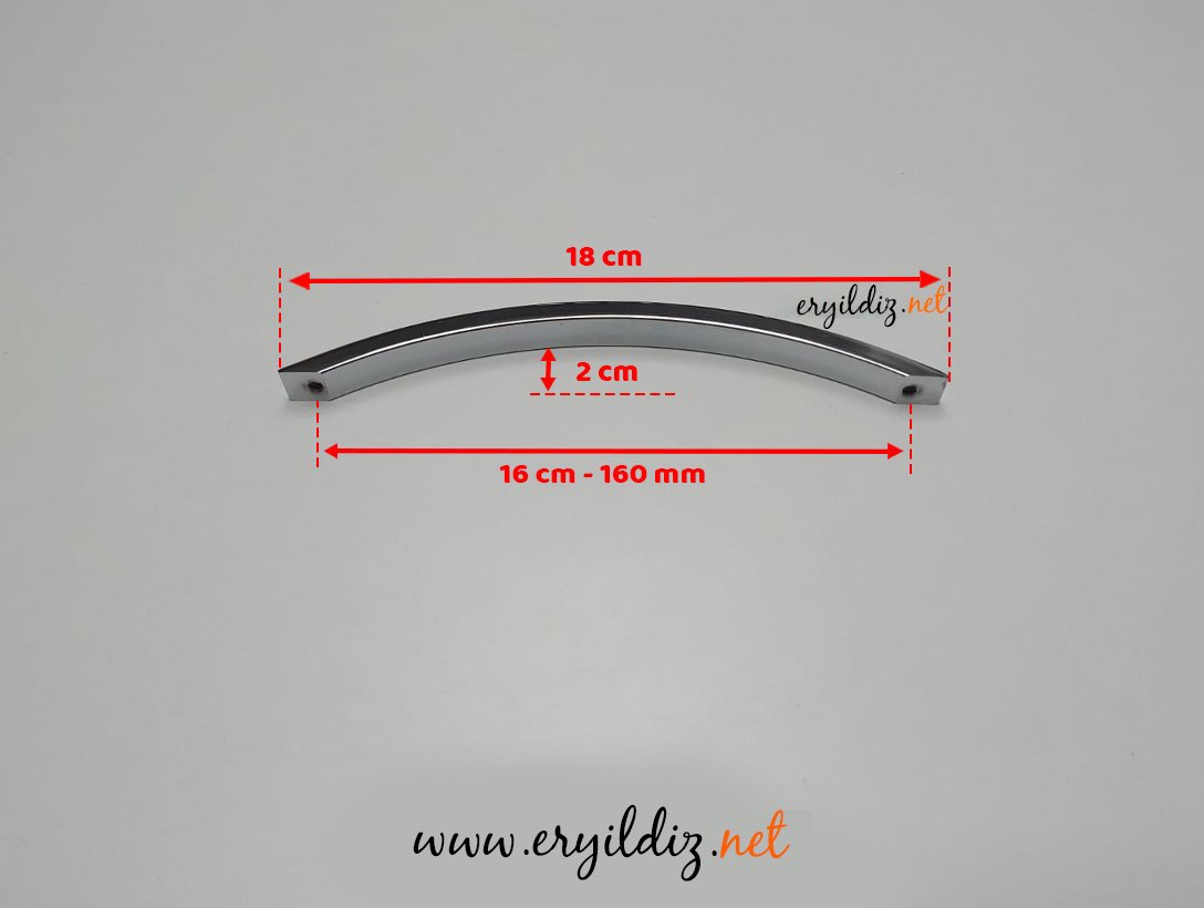 May Ay Krom Alüminyum Mobilya Kulp 160 mm Eryıldız Hırdavat