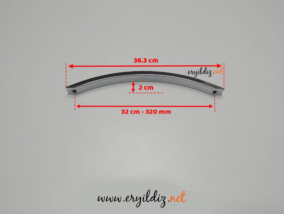 May Ay Krom Alüminyum Mobilya Kulp 320 mm Eryıldız Hırdavat
