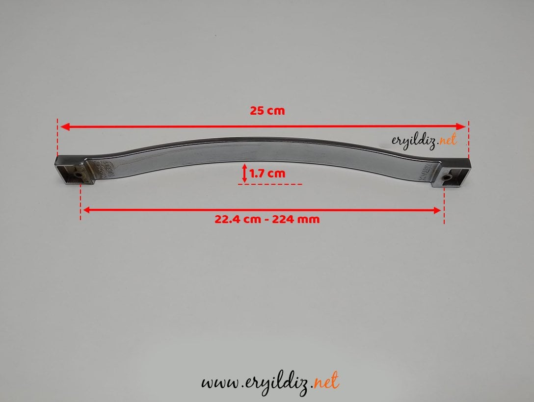 Metax Beta Krom tüm Mobilya Kulp 224 mm Eryıldız Hırdavat