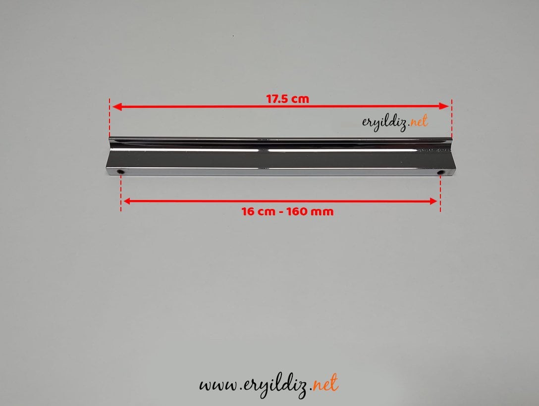 Metax Lada Krom Zamak Mobilya Kulp 160 mm Eryıldız Hırdavat