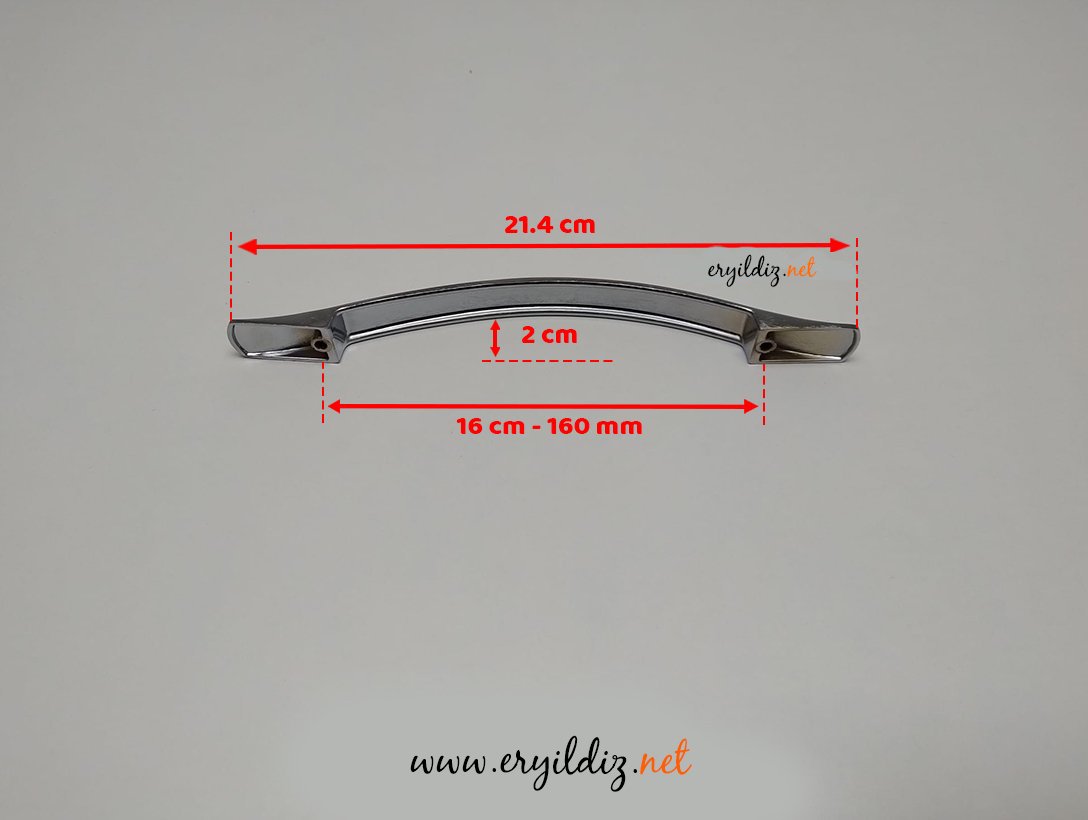 Nobel Serçe Krom Mobilya Kulp 160 mm Eryıldız Hırdavat