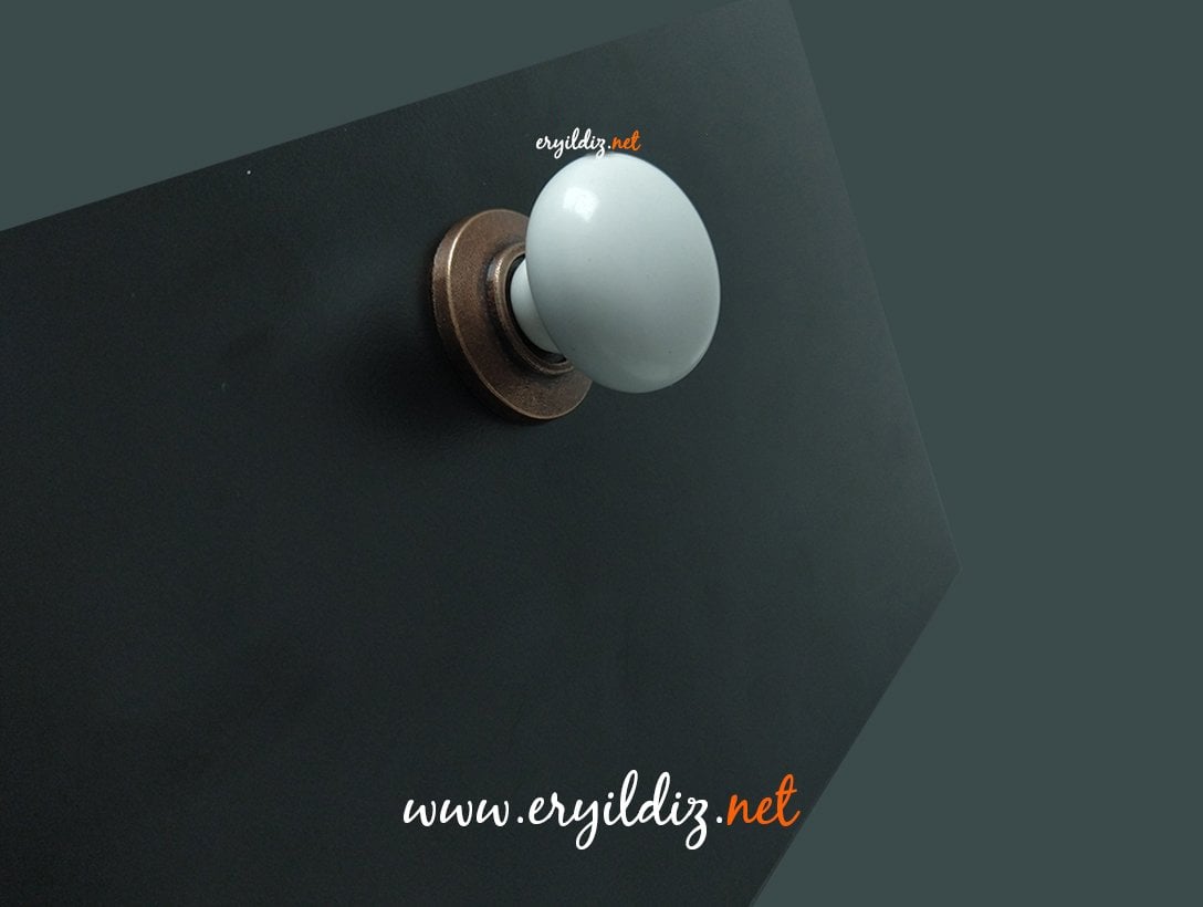 Eymen Polimer Düz Antik Bakır Mobilya Kulp Düğme Fiyatları Eryıldız Hırdavat