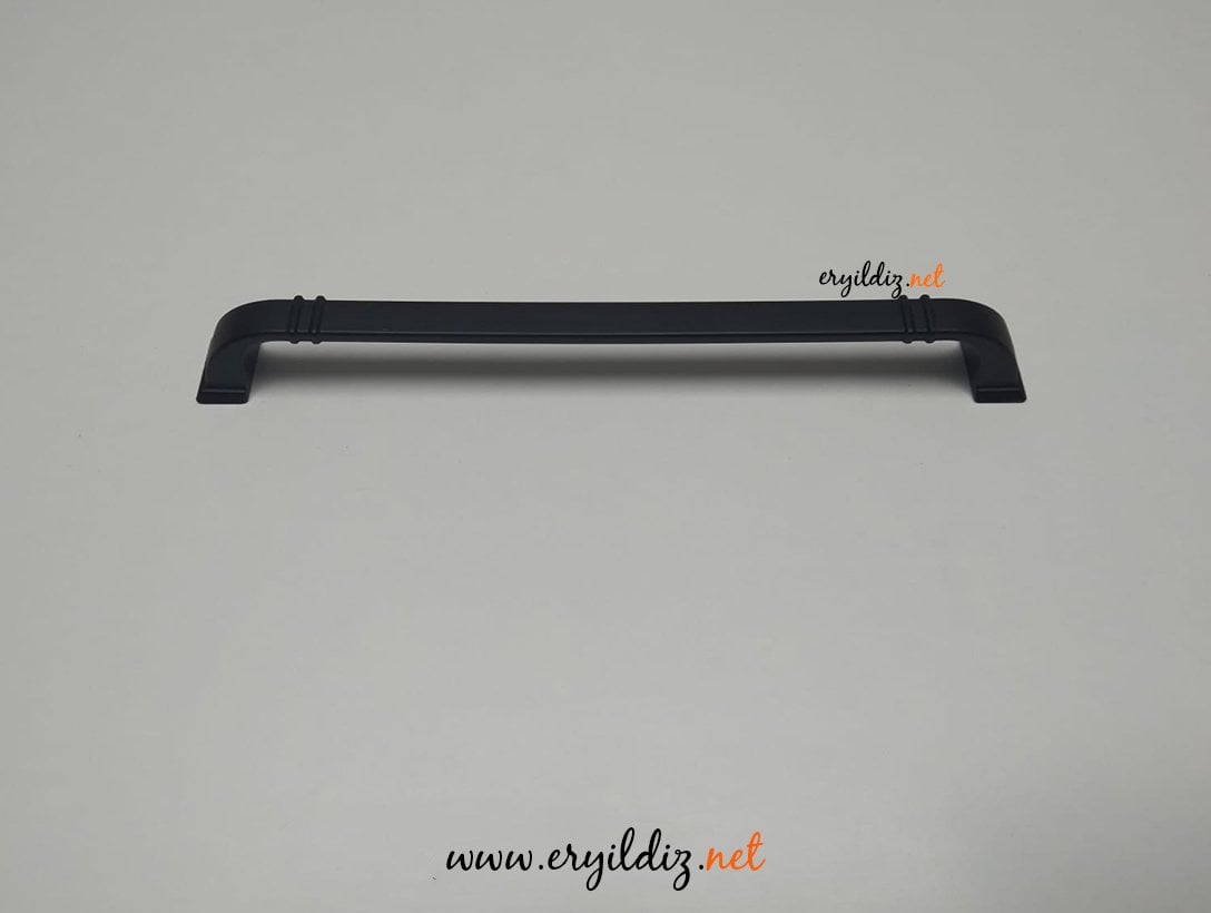 Roma Zamak Mobilya Kulp Siyah Eryıldız Hırdavat 