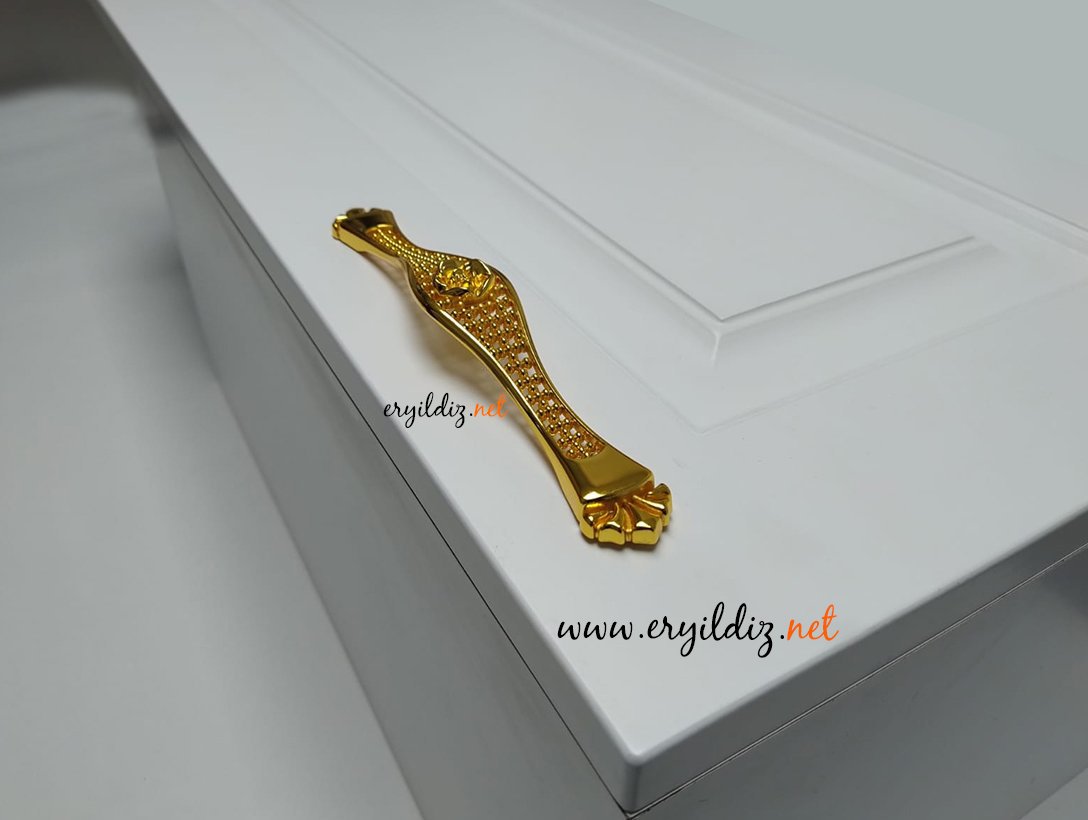 Rose 160 mm Mobilya Kulp Altın Sarısı Eryıldız Hırdavat