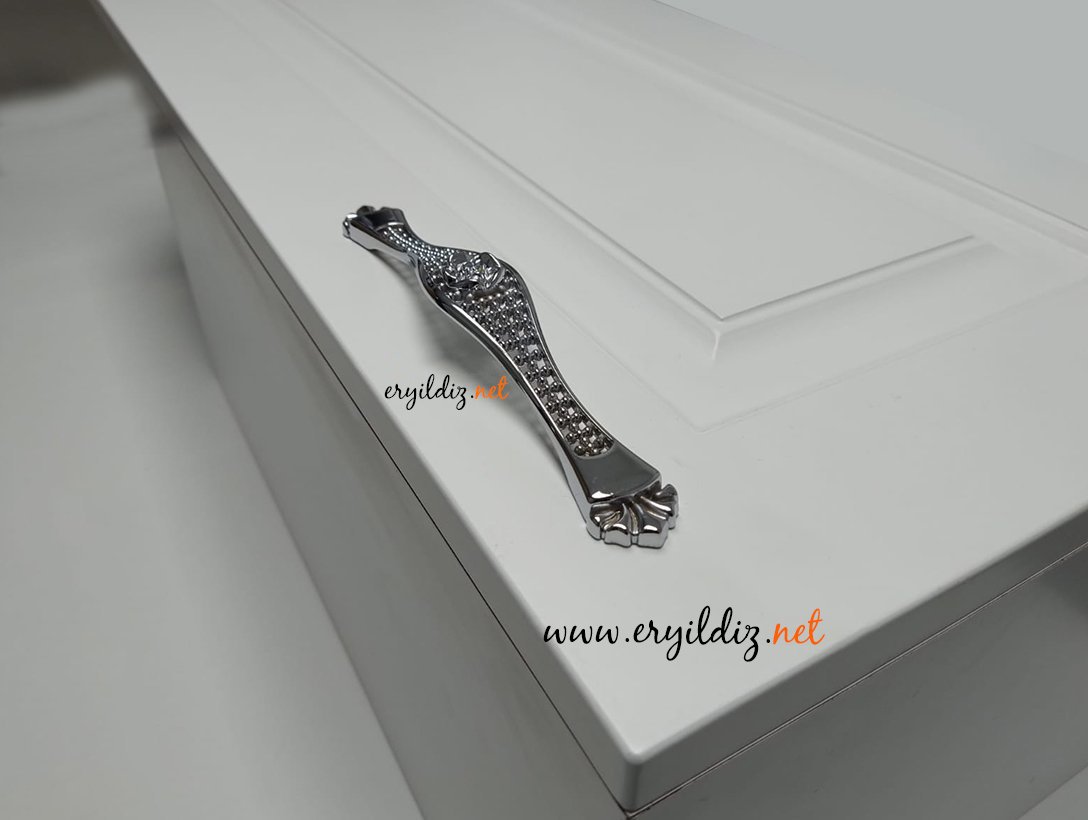 Rose 160 mm Mobilya Kulp Krom Eryıldız Hırdavat