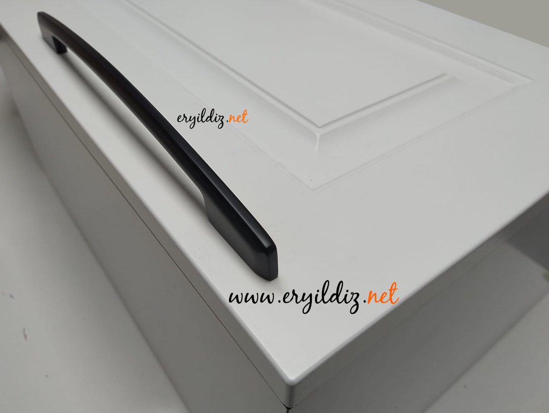 System SY 4160 Zamak Mobilya Kulp Siyah Eryıldız Hırdavat