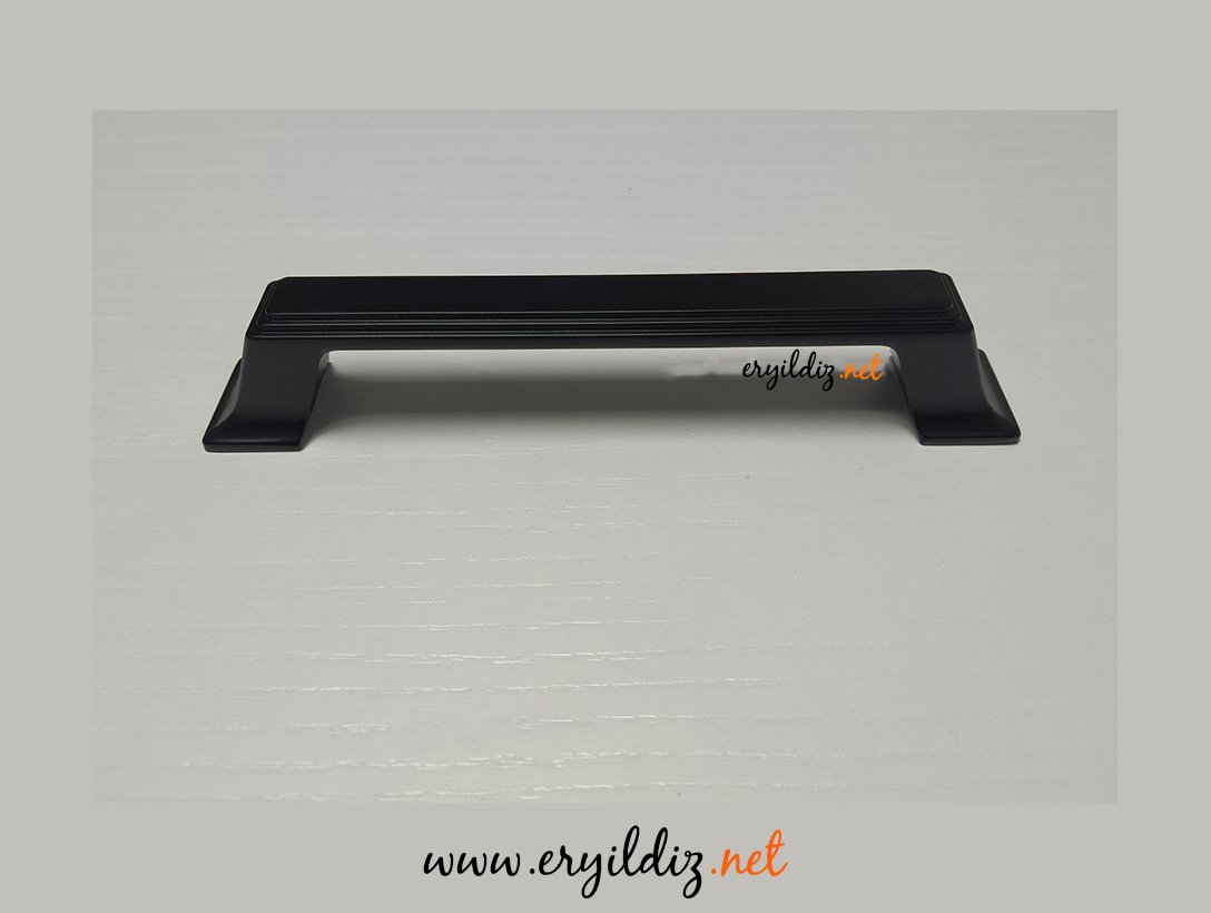 System 4235 Mobilya Kulp Siyah Eryıldız Hırdavat