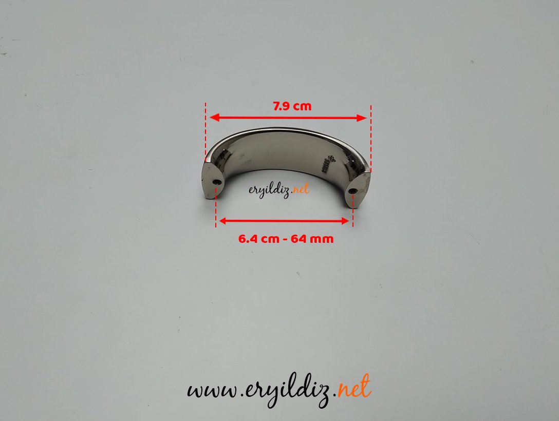 System 4295 Mobilya Kulp inox 64 mm Eryıldız Hırdavat 