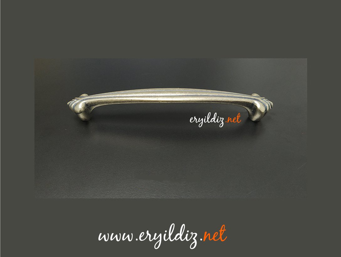 Sistem SY 4395 Mobilya Kulp Antik Gümüş Eryıldız Hırdavat