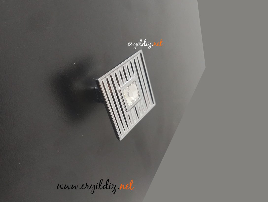 System 4412 Krom Mobilya Kulp Düğme Eryıldız Hırdavat