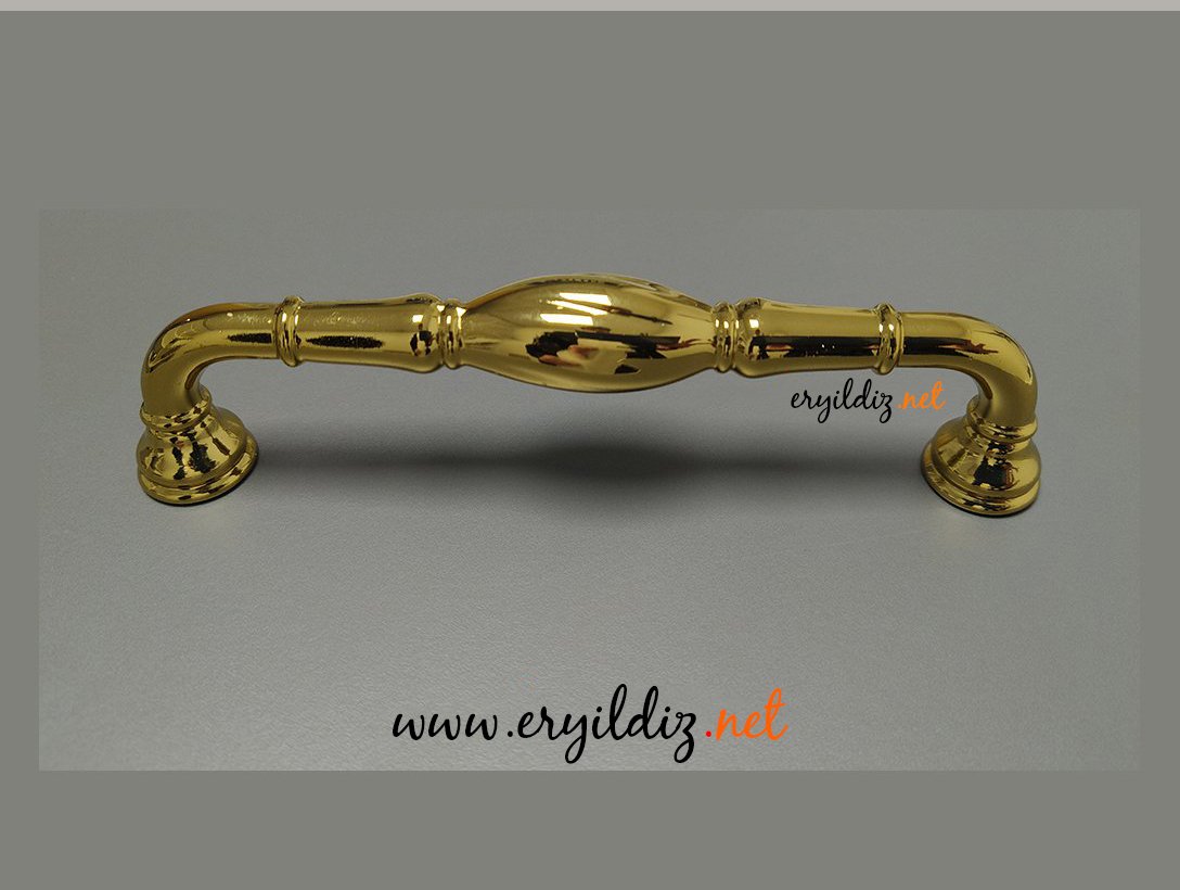 System 4477 Mobilya Kulp Altın Sarısı Eryıldız Hırdavat