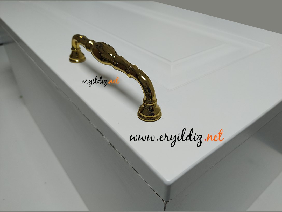 System 4477 Mobilya Kulp Altın Sarısı Eryıldız Hırdavat