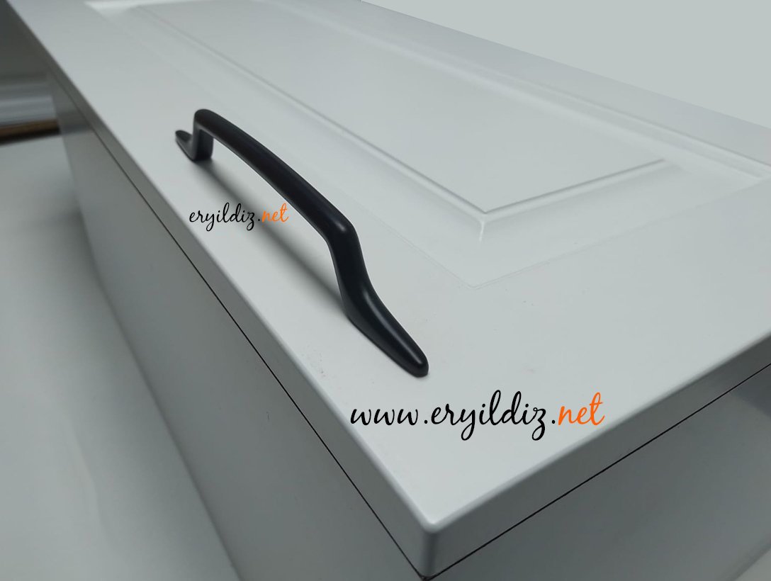 System 4520 Mobilya Kulp Siyah Eryıldız Hırdavat