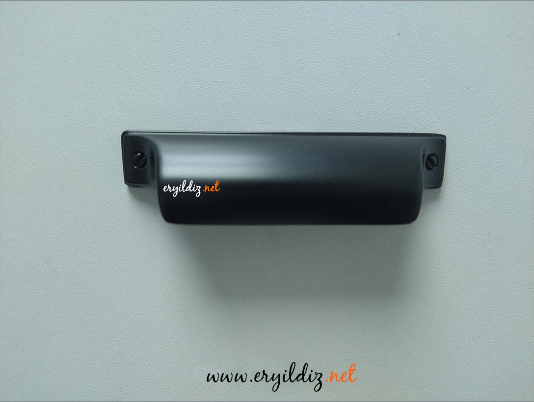 System 4523 Mobilya Kulp Siyah Eryıldız Hırdavat