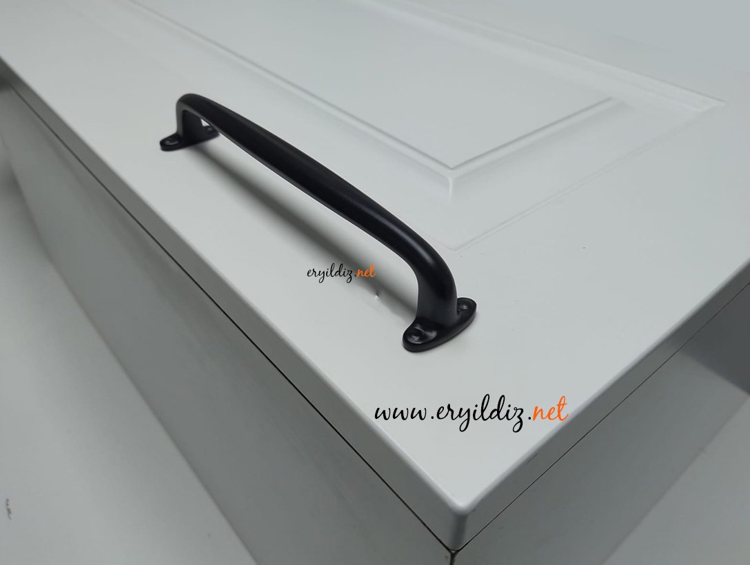 System 4595 Mobilya Kulp Siyah Eryıldız Hırdavat 