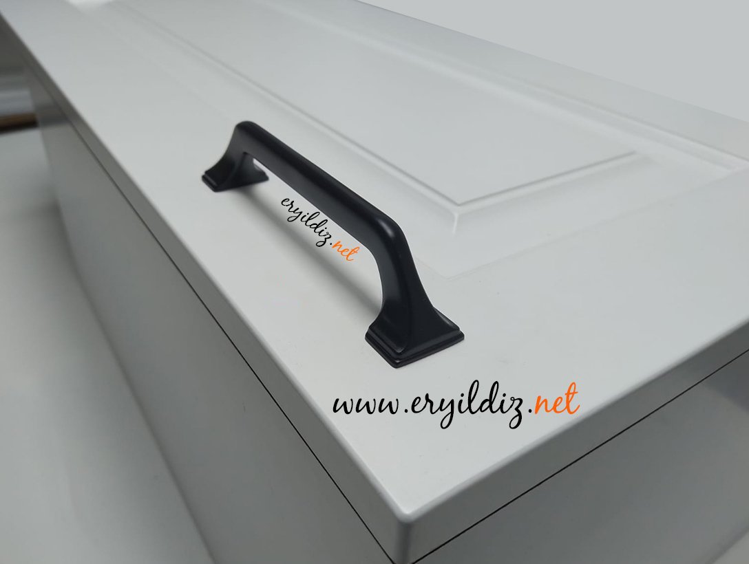 System 4598 Mobilya Kulp Siyah Eryıldız Hırdavat
