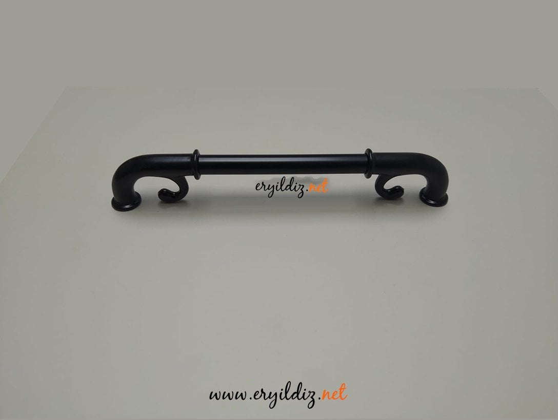 System 4620 Mobilya Kulp Siyah Eryıldız Hırdavat 