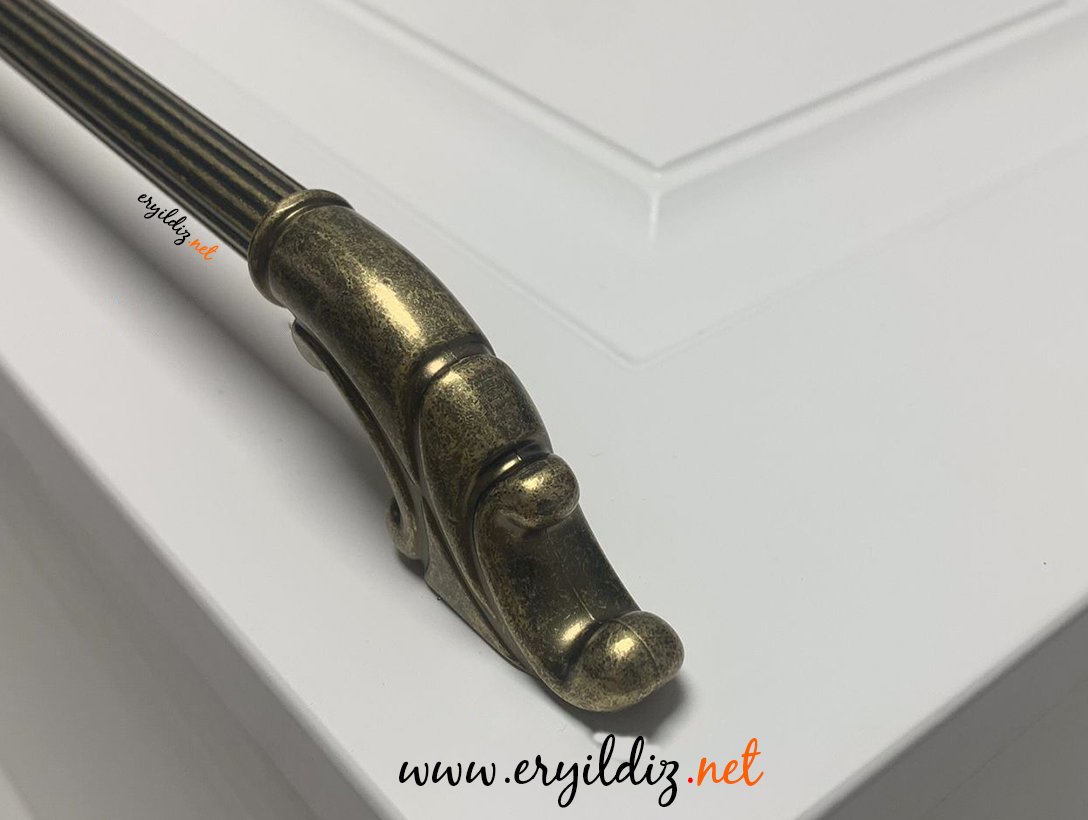 System 4655 AVM-AVM Antik Mobilya Kulp 224 mm Eryıldız Hırdavat 