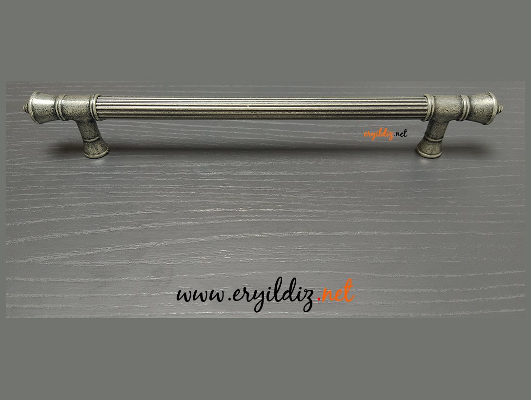 System 4675 Mobilya Kulp Antik gümüş Eryıldız Hırdavat