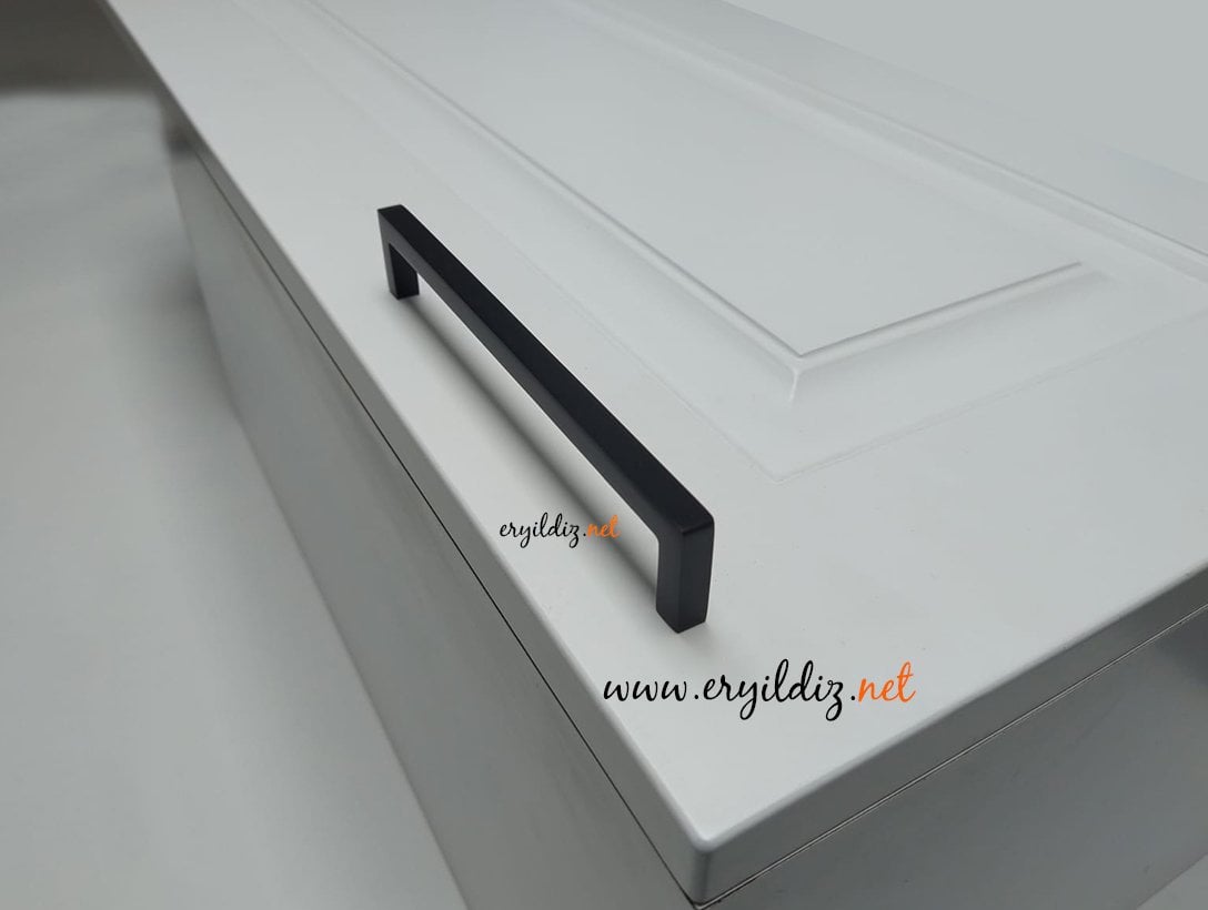 System 7938 Mobilya Kulp Siyah  Eryıldız Hırdavat