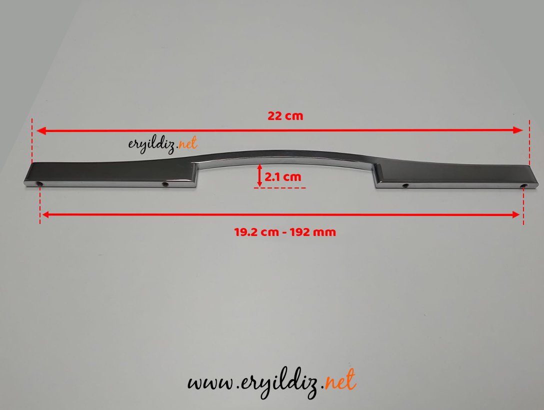 System SY 8505 Mobilya Kulp Krom - 192 mm Eryıldız Hırdavat 