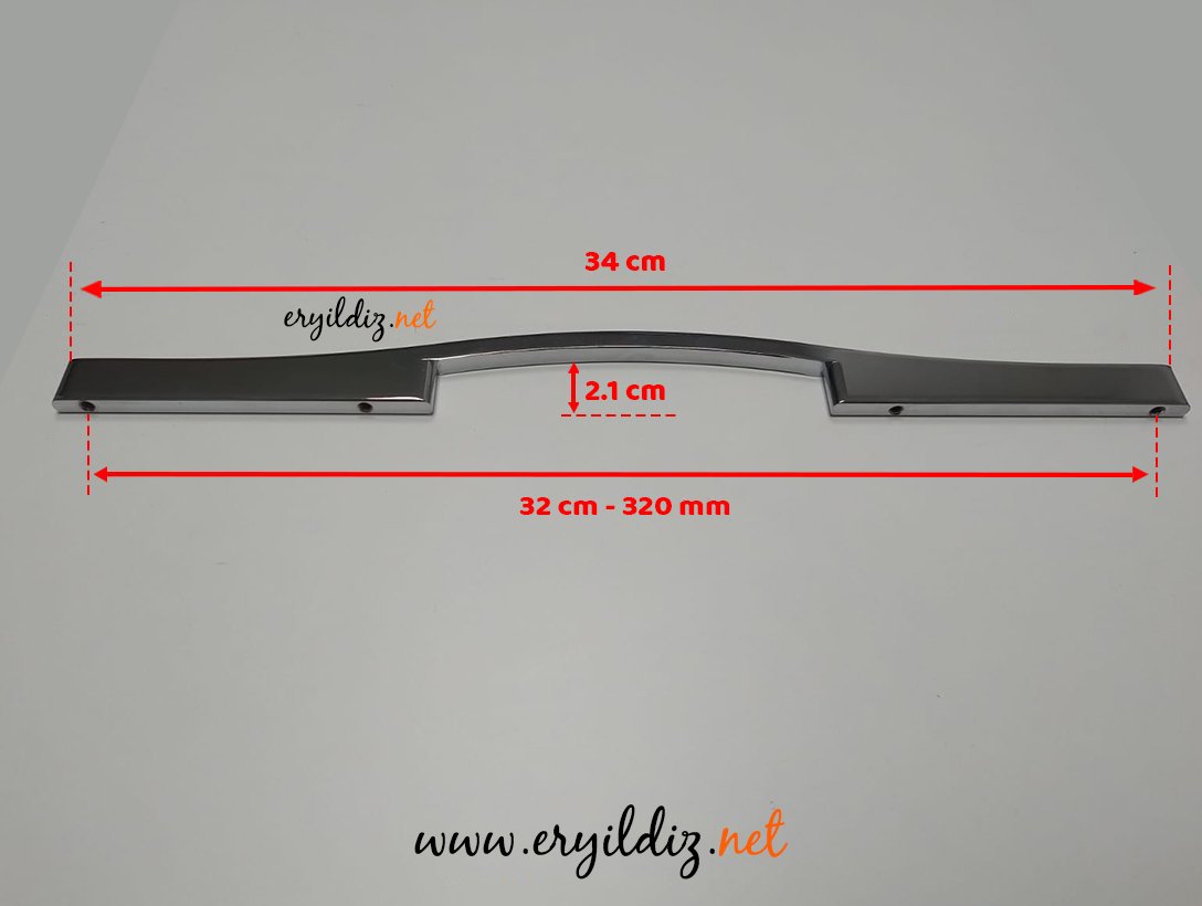System SY 8505 Mobilya Kulp Krom 160 mm - 320 mm Eryıldız Hırdavat